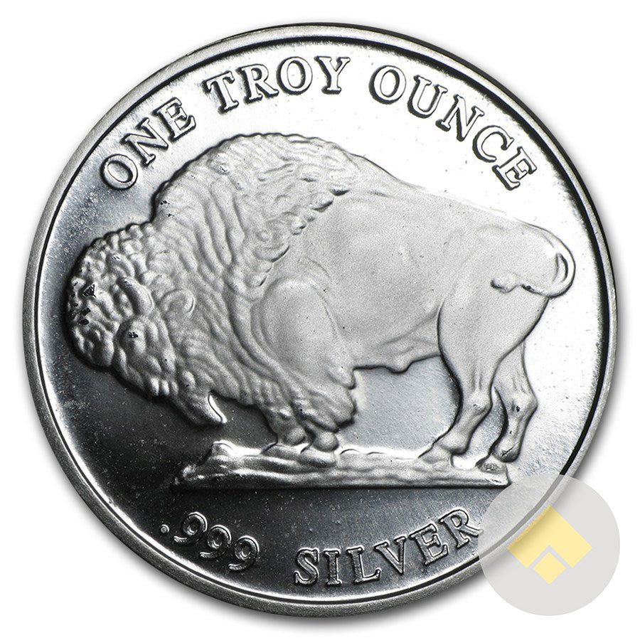 Buffalo Design Republic Metals 1 oz RMC Lot of 10 .999 Fine Silver Round 