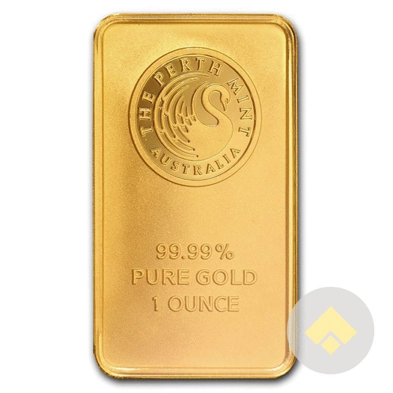 1 oz Perth Mint Gold Bar (In Assay)