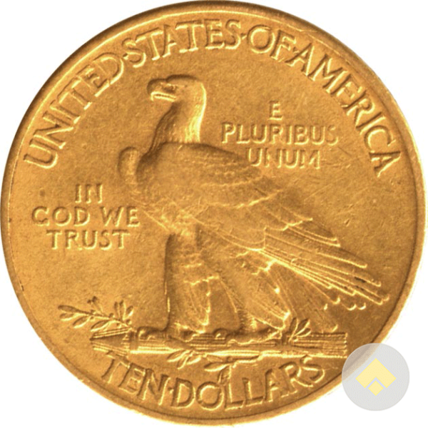 $10 Indian Gold Eagle Coin AU Reverse