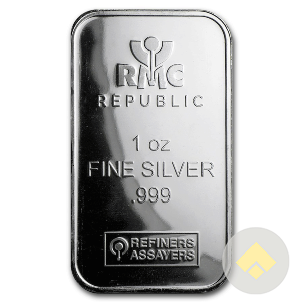 1 oz Republic Metals Silver Bar