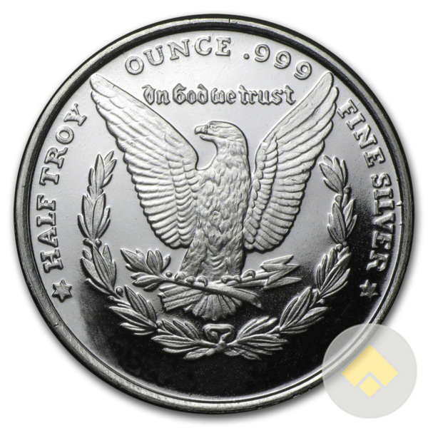 1/2 oz Morgan Dollar Silver Round Reverse