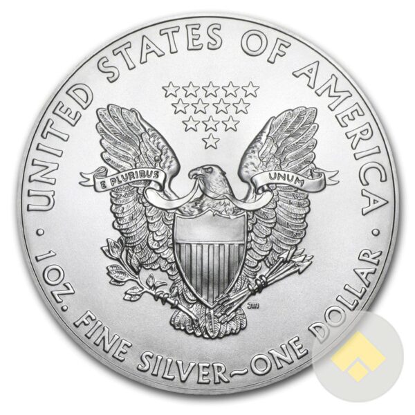 1 oz Silver American Eagle BU - Common Date Reverse