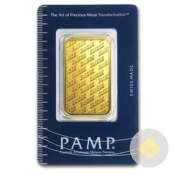 1 oz PAMP Suisse New Design Gold Bar