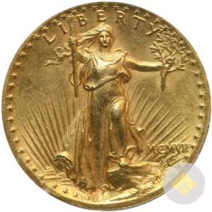 $20 Saint-Gaudens Gold Double Eagle AU