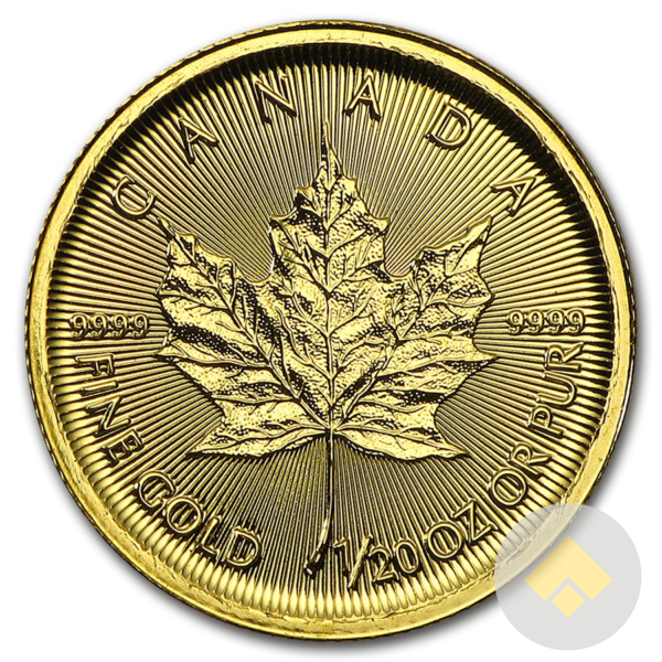 1/20 oz Canadian Gold Maple Leaf