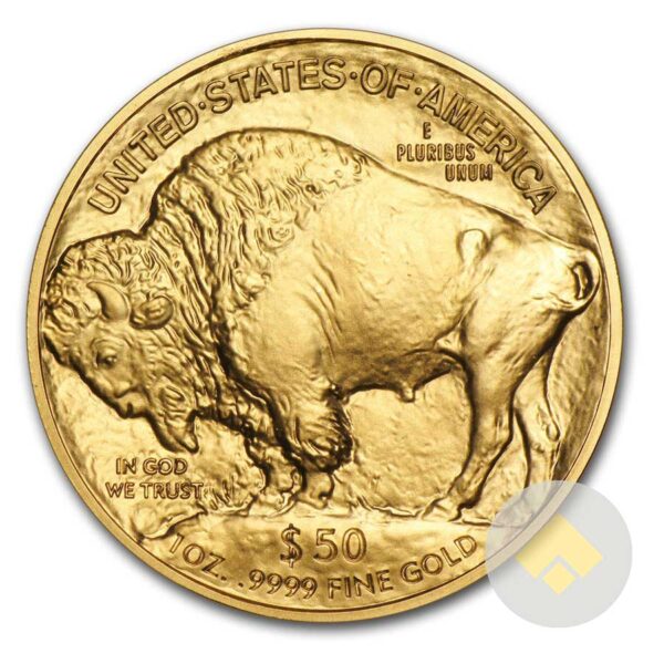 2017 Gold Buffalo Coin Reverse