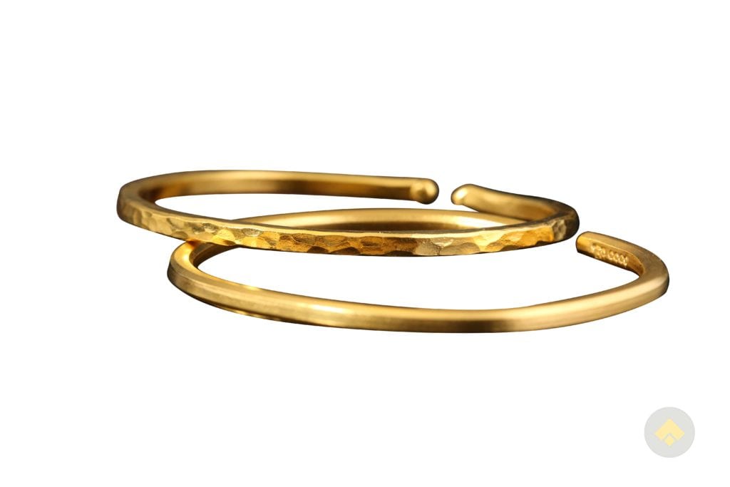 24K 995 Pure Gold Double Sided Bracelet For Women - 1-1-GBR-V00632 in  51.090 Grams