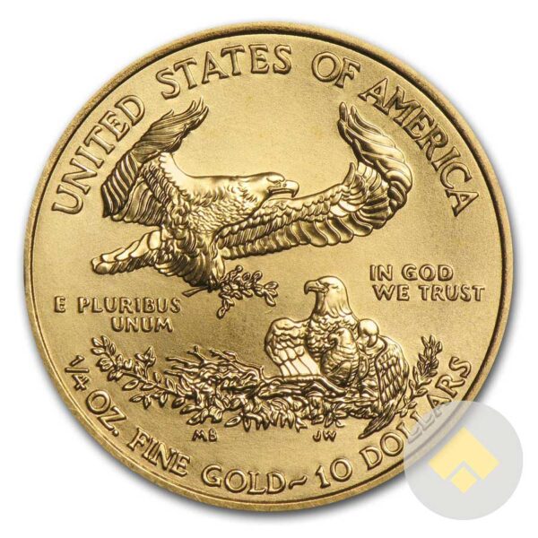 Quarter oz Gold Eagle Reverse