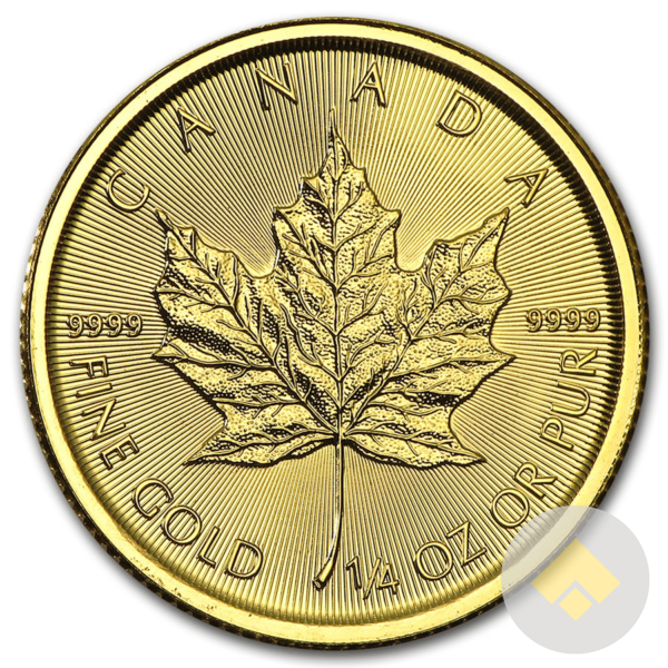 1/4 oz Canadian Gold Maple Leaf - Random Year