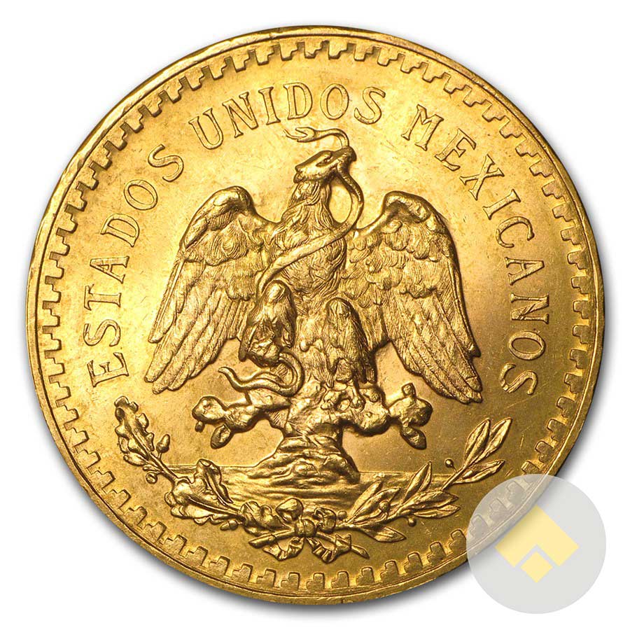 Mexican Gold 50 Peso AU Random Years