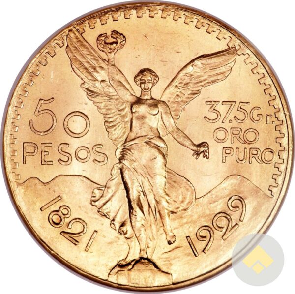 Mexican Gold 50 Peso AU