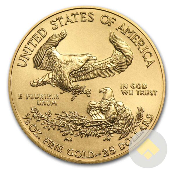 Half Oz Gold Eagle Reverse