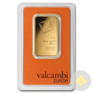 1 oz Valcambi Gold Bar