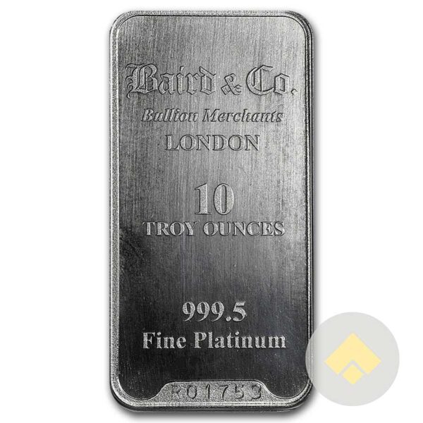 10 oz Baird Platinum Bars