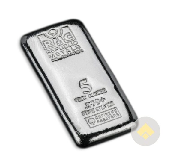 5 oz RMC Cast Silver Bar