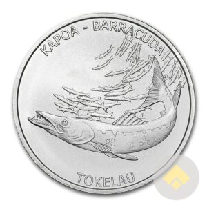 2017 1 oz Silver Hakula $5 Barracuda Coin Reverse
