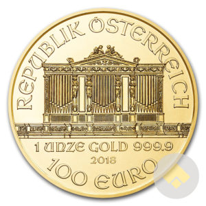 2018 1 oz Austrian Gold Philharmonic