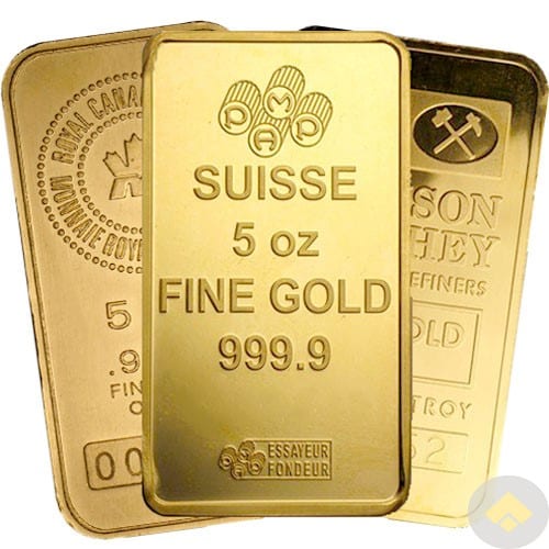 ounce gold bullion bars