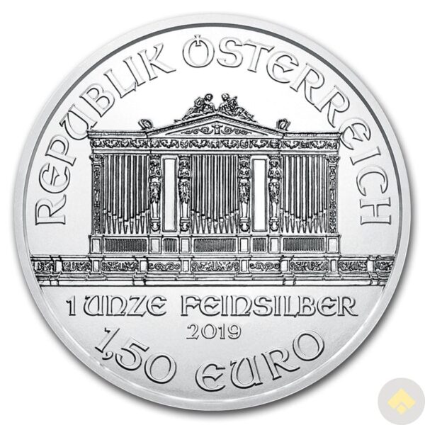 2019 1 oz Austrian Silver Philharmonic - Image 2